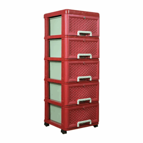 CONTAINER DRAWER 5 SUSUN STOCKCASE NAPOLLY ALACITAN 500 K1 | LEMARIPLASTIK.ID
