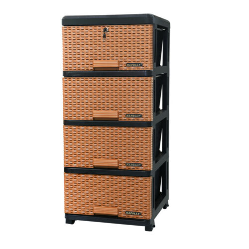 LEMARI BAJU PLASTIK CONTAINER DRAWER NAPOLLY CONTAC-400 K1