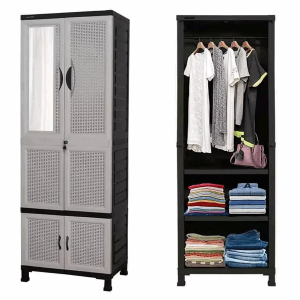 LEMARI BAJU PLASTIK ESTETIK NAPOLLY CABRO-G81X.3R CK