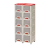LEMARI LOCKER BOX PLASTIK 10 PINTU NAPOLLY LB-2510 WIFI