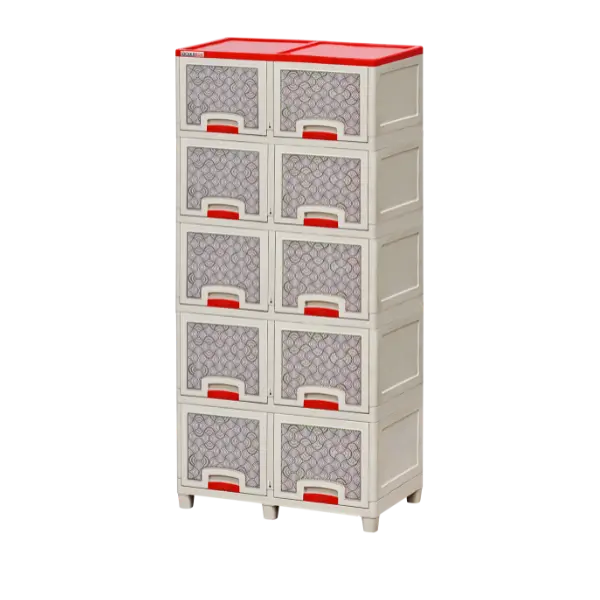 LEMARI LOCKER BOX PLASTIK 10 PINTU NAPOLLY LB-2510 WIFI