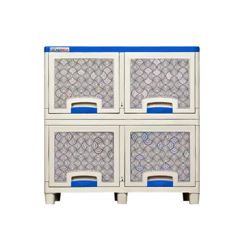 LEMARI LOCKER BOX PLASTIK 4 PINTU NAPOLLY TIPE LB-2204 WIFI