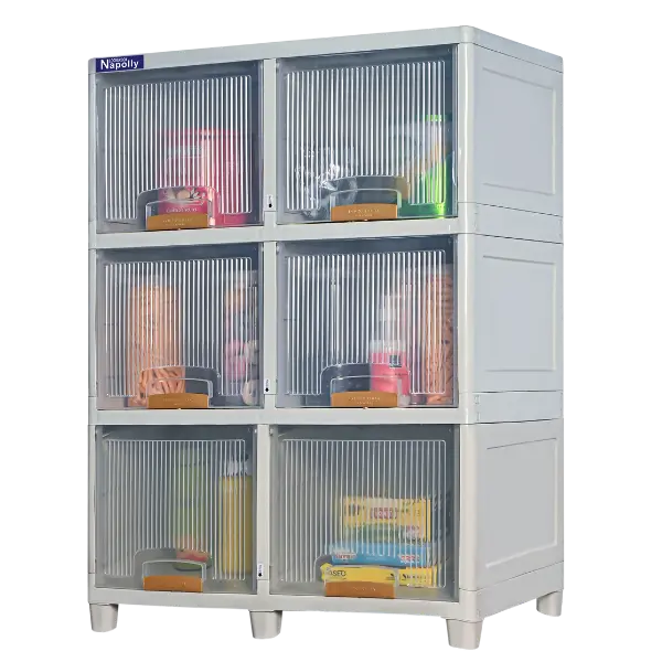 LEMARI LOCKER BOX PLASTIK 6 PINTU NAPOLLY TIPE LB-2306 TP PUMA
