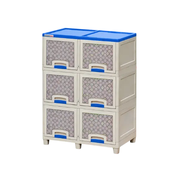 LEMARI LOCKER BOX PLASTIK 6 PINTU NAPOLLY TIPE LB-2306 WIFI