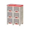 LEMARI LOCKER BOX PLASTIK 6 PINTU NAPOLLY TIPE LB-2306 WIFI