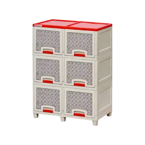 LEMARI LOCKER BOX PLASTIK 6 PINTU NAPOLLY TIPE LB-2306 WIFI