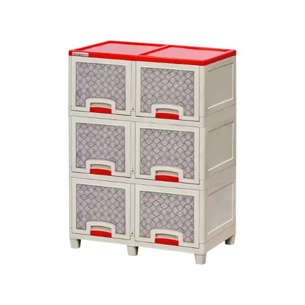 LEMARI LOCKER BOX PLASTIK 6 PINTU NAPOLLY TIPE LB-2306 WIFI