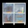LEMARI LOCKER BOX PLASTIK TRANSPARAN NAPOLLY TIPE LB-2204 TP PUMA | LEMARIPLASTIK.ID