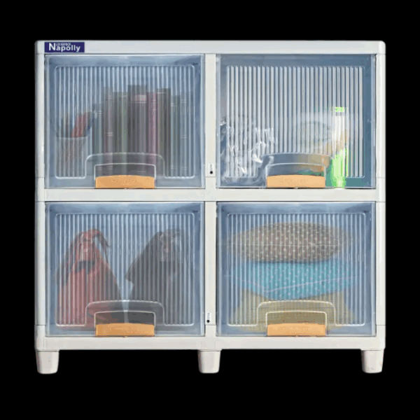 LEMARI LOCKER BOX PLASTIK TRANSPARAN NAPOLLY TIPE LB-2204 TP PUMA | LEMARIPLASTIK.ID