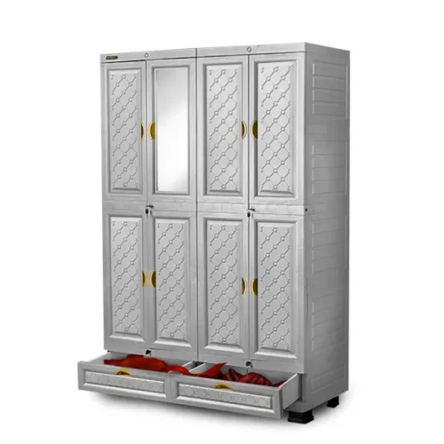 LEMARI PAKAIAN PLASTIK NAPOLLY 4 PINTU 2 LACI MIDICAB 4408 DC ION