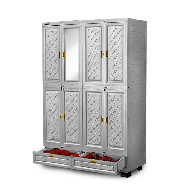 LEMARI PAKAIAN PLASTIK NAPOLLY 4 PINTU 2 LACI MIDICAB 4408 DC ION