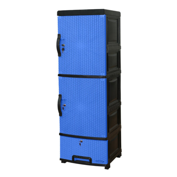 LEMARI PAKAIAN PLASTIK NAPOLLY 3 PINTU TIPE CLC-55L K3