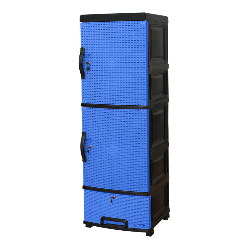 LEMARI PAKAIAN PLASTIK NAPOLLY 3 PINTU TIPE CLC-55L K3