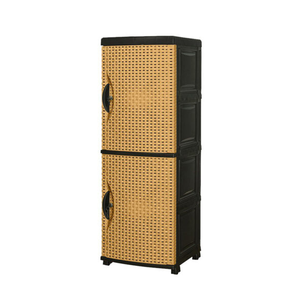 LEMARI PAKAIAN PLASTIK NAPOLLY 2 PINTU TIPE CLC 66.3R.K2