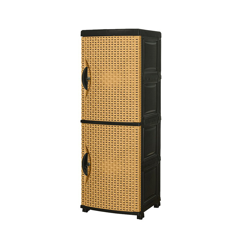LEMARI PAKAIAN PLASTIK NAPOLLY 2 PINTU TIPE CLC 66.3R.K2