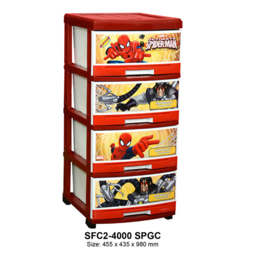 LEMARI PLASTIK ANAK 4 SUSUN NAPOLLY SFC2-4000 SPGC
