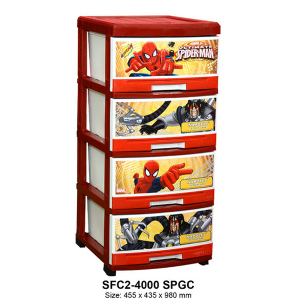 LEMARI PLASTIK ANAK 4 SUSUN NAPOLLY SFC2-4000 SPGC