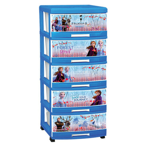 LEMARI PLASTIK ANAK 5 SUSUN NAPOLLY CONTER-5000. K1.FR.BRMD