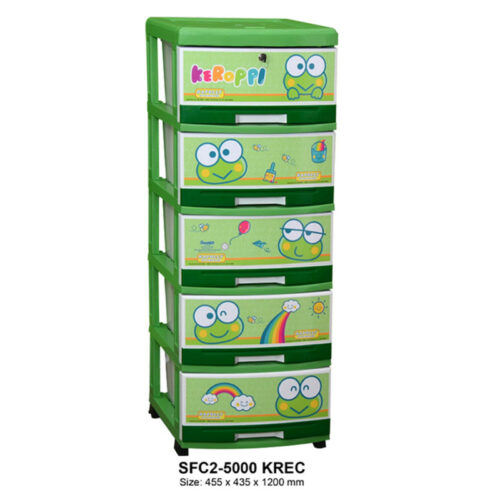 LEMARI PLASTIK ANAK 5 SUSUN NAPOLLY SFC2-5000 KREC
