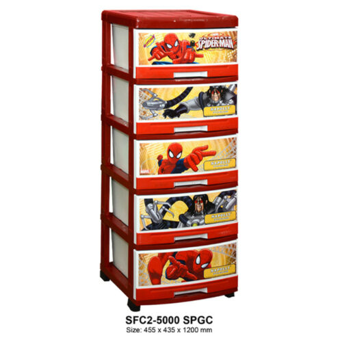 LEMARI PLASTIK ANAK 5 SUSUN NAPOLLY SFC2-5000 SPGC