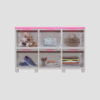 LEMARI PLASTIK LOCKER BOX 6 PINTU 2 SUSUN NAPOLLY LB-3206 KTLB