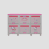 LEMARI PLASTIK LOCKER BOX 6 PINTU 2 SUSUN NAPOLLY LB-3206 KTLB