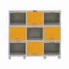 LEMARI PLASTIK LOCKER BOX 9 PINTU 3 SUSUN NAPOLLY LB-3309