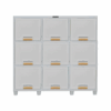LEMARI PLASTIK LOCKER BOX 9 PINTU 3 SUSUN NAPOLLY LB-3309