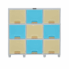 LEMARI PLASTIK LOCKER BOX 9 PINTU 3 SUSUN NAPOLLY LB-3309