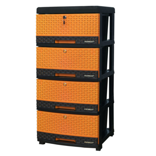LEMARI PLASTIK NAPOLLY CONTAINER DRAWER 4 SUSUN SCD-4K1