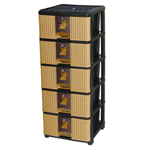 LEMARI PLASTIK NAPOLLY CONTAINER DRAWER 5 SUSUN CONRA-n5.K1