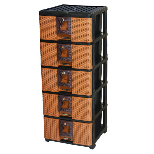 LEMARI PLASTIK NAPOLLY CONTAINER DRAWER 5 SUSUN CONRA-n5.K1