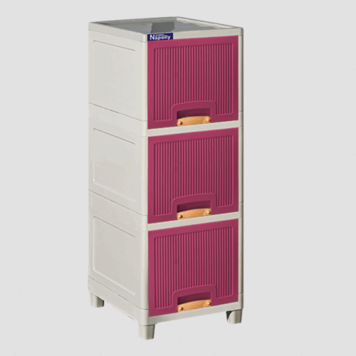 LOCKER BOX PLASTIK MULTIFUNGSI NACASE NAPOLLY LBP-1305 (WARNA MANGO, BANANA, CHERRY, BLUEBERRY) | LEMARIPLASTIK.ID