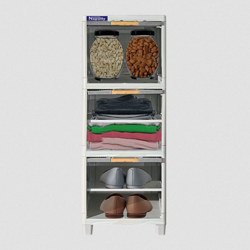 LOCKER BOX PLASTIK MULTIFUNGSI NACASE NAPOLLY LBP-1305 TP | LEMARIPLASTIK.ID