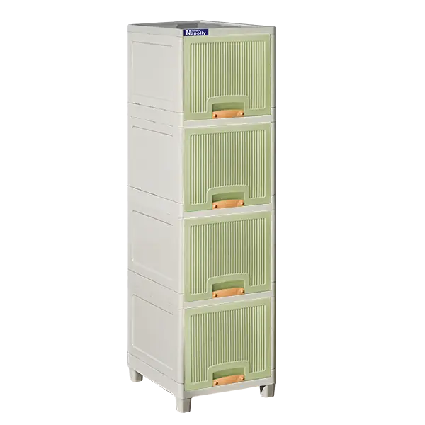 LOCKER BOX PLASTIK MULTIFUNGSI NACASE NAPOLLY LBP-1407 -  7 RUANG 4 WARNA PILIHAN (MANGO, CHERRY, BLUEBERRY, BANANA)