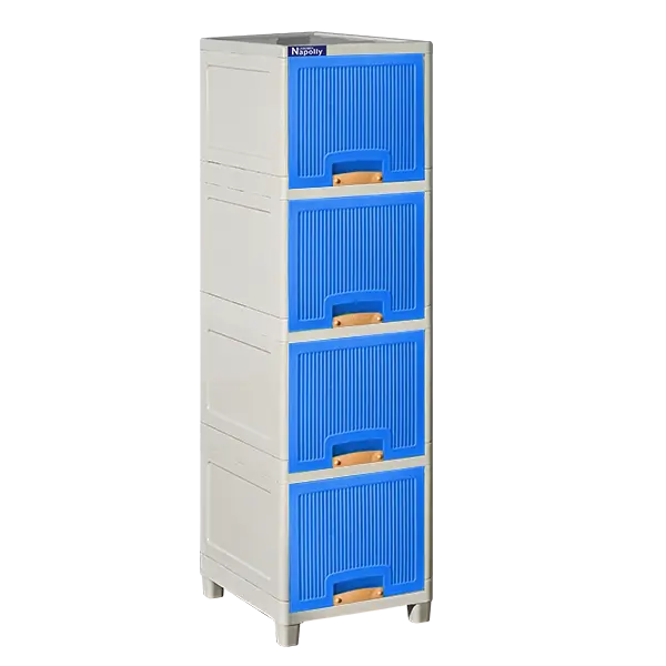 LOCKER BOX PLASTIK MULTIFUNGSI NACASE NAPOLLY LBP-1407 -  7 RUANG 4 WARNA PILIHAN (MANGO, CHERRY, BLUEBERRY, BANANA)