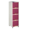 LOCKER BOX PLASTIK MULTIFUNGSI NACASE NAPOLLY LBP-1407 -  7 RUANG 4 WARNA PILIHAN (MANGO, CHERRY, BLUEBERRY, BANANA)