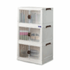 LOCKER BOX PLASTIK SERBAGUNA NAPOLLY POLIBOX PB-346 TP 3 SUSUN | LEMARIPLASTIK.ID
