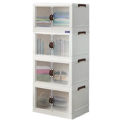 LOCKER BOX PLASTIK SERBAGUNA NAPOLLY POLIBOX PB-446 TP 4 SUSUN | LEMARIPLASTIK.ID
