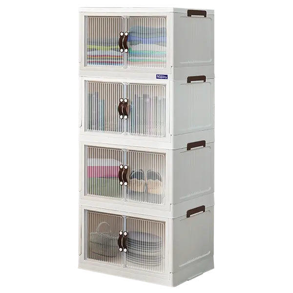 LOCKER BOX PLASTIK SERBAGUNA NAPOLLY POLIBOX PB-446 TP 4 SUSUN | LEMARIPLASTIK.ID