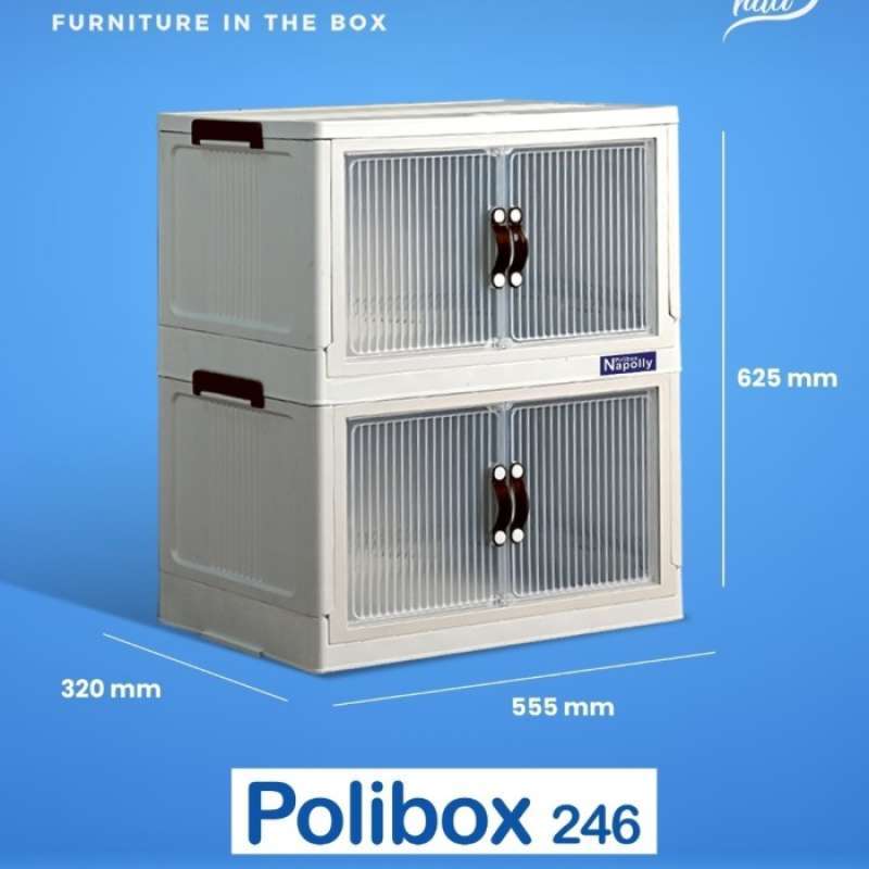 LOCKER BOX PLASTIK SERBAGUNA NAPOLLY POLIBOX PB-246 TP