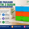LEMARI PAKAIAN PLASTIK 3 SUSUN GREEN LEAF CATALINA TIPE 7925-HC3 (2) LEMARI PAKAIAN PLASTIK 3 SUSUN GREEN LEAF CATALINA TIPE 7925-HC3, UKURAN 660 x 415 x 725 mm: Solusi Penyimpanan Modern, Praktis, dan Tahan Lama