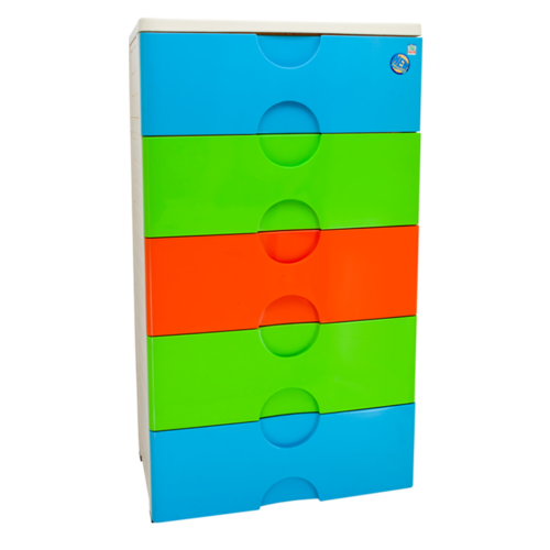 LEMARI PAKAIAN PLASTIK 5 SUSUN GREEN LEAF CATALINA TIPE 7925-HC5 (1) LEMARI PAKAIAN PLASTIK 5 SUSUN GREEN LEAF CATALINA TIPE 7925-HC5, UKURAN 660 x 415 x 1166 mm – Lemari Plastik Premium dengan Kapasitas Besar untuk Hunian Modern